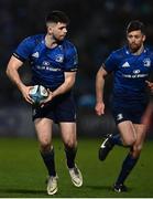 19 February 2022; Harry Byrne, left, and Ross Byrne of Leinster during the United Rugby Championship match between Leinster and Ospreys at RDS Arena in Dublin. Photo by David Fitzgerald/Sportsfile