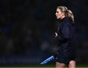 19 February 2022; Assistant referee Joy Neville during the United Rugby Championship match between Leinster and Ospreys at RDS Arena in Dublin. Photo by David Fitzgerald/Sportsfile