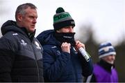 20 February 2022; London manager Michael Maher during the Allianz Football League Division 4 match between Leitrim and London at Connacht GAA Centre of Excellence in Bekan, Mayo. Photo by Ben McShane/Sportsfile