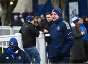 19 February 2022; Leinster supporters enjoy refreshments during the United Rugby Championship match between Leinster and Ospreys at RDS Arena in Dublin. Photo by David Fitzgerald/Sportsfile