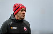 20 February 2022; Tyrone joint-manager Brian Dooher before the Allianz Football League Division 1 match between Tyrone and Kildare at O'Neill's Healy Park in Omagh, Tyrone. Photo by Seb Daly/Sportsfile