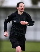 20 February 2022; Referee Maggie Farrelly during the Allianz Football League Division 4 match between Leitrim and London at Connacht GAA Centre of Excellence in Bekan, Mayo. Photo by Ben McShane/Sportsfile