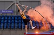 21 February 2022; Pole vaulter Conor Callinan of Leevale AC, Cork, at the launch of the 2022 Irish Life Health National Indoor Championships. The Championships will take place at the Sport Ireland National Indoor Arena on February 26th and 27th 2022. Photo by Sam Barnes/Sportsfile