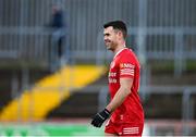20 February 2022; Darren McCurry of Tyrone after his side's victory in the Allianz Football League Division 1 match between Tyrone and Kildare at O'Neill's Healy Park in Omagh, Tyrone. Photo by Seb Daly/Sportsfile