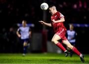18 February 2022; Jack Moylan of Shelbourne during the SSE Airtricity League Premier Division match between Shelbourne and St Patrick's Athletic at Tolka Park in Dublin. Photo by Sam Barnes/Sportsfile