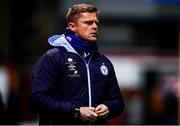 18 February 2022; Shelbourne manager Damien Duff during the SSE Airtricity League Premier Division match between Shelbourne and St Patrick's Athletic at Tolka Park in Dublin. Photo by Sam Barnes/Sportsfile