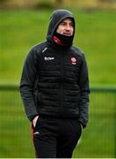 20 February 2022; Derry manager Rory Gallagher before the Allianz Football League Division 2 match between Derry and Cork at Derry GAA Centre of Excellence in Owenbeg, Derry. Photo by Sam Barnes/Sportsfile