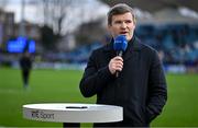 19 February 2022; RTÉ analyst Gordon D'Arcy before the United Rugby Championship match between Leinster and Ospreys at RDS Arena in Dublin. Photo by Brendan Moran/Sportsfile