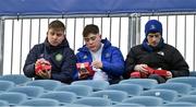 19 February 2022; Leinster supporters enjoy their food before the United Rugby Championship match between Leinster and Ospreys at RDS Arena in Dublin. Photo by Brendan Moran/Sportsfile