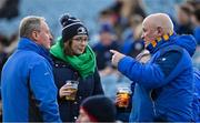 19 February 2022; Leinster supporters enjoy the atmosphere before the United Rugby Championship match between Leinster and Ospreys at RDS Arena in Dublin. Photo by Brendan Moran/Sportsfile