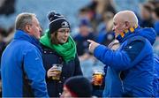 19 February 2022; Leinster supporters enjoy the atmosphere before the United Rugby Championship match between Leinster and Ospreys at RDS Arena in Dublin. Photo by Brendan Moran/Sportsfile