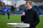 19 February 2022; RTÉ analyst Gordon D'Arcy before the United Rugby Championship match between Leinster and Ospreys at RDS Arena in Dublin. Photo by Brendan Moran/Sportsfile