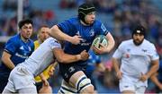 19 February 2022; Martin Moloney of Leinster is tackled by Rhys Webb of Ospreys during the United Rugby Championship match between Leinster and Ospreys at RDS Arena in Dublin. Photo by Brendan Moran/Sportsfile