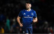 19 February 2022; Harry Byrne of Leinster during the United Rugby Championship match between Leinster and Ospreys at RDS Arena in Dublin. Photo by Brendan Moran/Sportsfile