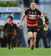 12 February 2022; Shane O'Sullivan of Ballygunner and his son, Ferdia, after the AIB GAA Hurling All-Ireland Senior Club Championship Final match between Ballygunner, Waterford, and Shamrocks, Kilkenny, at Croke Park in Dublin. Photo by Piaras Ó Mídheach/Sportsfile