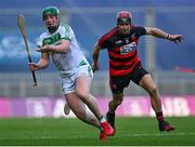 12 February 2022; Evan Shefflin of Shamrocks in action against Shane O'Sullivan of Ballygunner during the AIB GAA Hurling All-Ireland Senior Club Championship Final match between Ballygunner, Waterford, and Shamrocks, Kilkenny, at Croke Park in Dublin. Photo by Piaras Ó Mídheach/Sportsfile