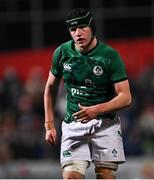 4 February 2022; James Culhane of Ireland during the U20 Six Nations Rugby Championship match between Ireland and Wales at Musgrave Park in Cork. Photo by Piaras Ó Mídheach/Sportsfile