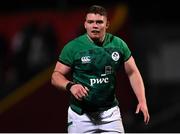 4 February 2022; Jack Boyle of Ireland during the U20 Six Nations Rugby Championship match between Ireland and Wales at Musgrave Park in Cork. Photo by Piaras Ó Mídheach/Sportsfile