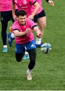 21 February 2022; Michael Moloney during a Leinster Rugby squad training session at Energia Park in Dublin. Photo by Harry Murphy/Sportsfile