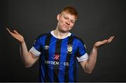 21 February 2022; Aaron Connolly during a Athlone Town AFC squad portrait session at Athlone Town Stadium in Athlone. Photo by Piaras Ó Mídheach/Sportsfile
