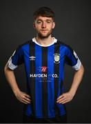 21 February 2022; Donal Curtin during a Athlone Town AFC squad portrait session at Athlone Town Stadium in Athlone. Photo by Piaras Ó Mídheach/Sportsfile