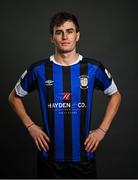 21 February 2022; Youri Habing during a Athlone Town AFC squad portrait session at Athlone Town Stadium in Athlone. Photo by Piaras Ó Mídheach/Sportsfile