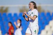 22 February 2022; Louise Quinn of Republic of Ireland during the Pinatar Cup Third Place Play-off match between Wales and Republic of Ireland at La Manga in Murcia, Spain. Photo by Silvestre Szpylma/Sportsfile