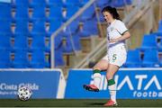 22 February 2022; Niamh Fahey of Republic of Ireland during the Pinatar Cup Third Place Play-off match between Wales and Republic of Ireland at La Manga in Murcia, Spain. Photo by Silvestre Szpylma/Sportsfile
