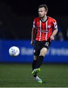 18 February 2022; Cameron Dummigan of Derry City during the SSE Airtricity League Premier Division match between Dundalk and Derry City at Oriel Park in Dundalk, Louth. Photo by Ben McShane/Sportsfile
