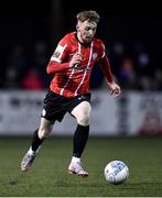 18 February 2022; Jamie McGonigle of Derry City during the SSE Airtricity League Premier Division match between Dundalk and Derry City at Oriel Park in Dundalk, Louth. Photo by Ben McShane/Sportsfile