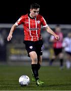 18 February 2022; Joe Thomson of Derry City during the SSE Airtricity League Premier Division match between Dundalk and Derry City at Oriel Park in Dundalk, Louth. Photo by Ben McShane/Sportsfile