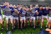 5 February 2022; Naas players celebrate after their victory in the AIB GAA Hurling All-Ireland Intermediate Club Championship Final match between Kilmoyley, Kerry, and Naas, Kildare, at Croke Park in Dublin. Photo by Piaras Ó Mídheach/Sportsfile