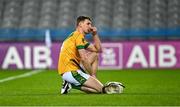 5 February 2022; Flor McCarthy of Kilmoyley after his side's defeat in the AIB GAA Hurling All-Ireland Intermediate Club Championship Final match between Kilmoyley, Kerry, and Naas, Kildare, at Croke Park in Dublin. Photo by Piaras Ó Mídheach/Sportsfile