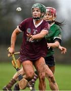 20 February 2022; Shannon Graham of Slaughtneil during the AIB All-Ireland Senior Camogie Club Championship Semi-Final match between Sarsfields and Slaughtneil at Naomh Eanna in Gorey, Wexford. Photo by Matt Browne/Sportsfile
