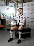 23 February 2022; The EA SPORTS National Underage Leagues 2022 season launch took place today at FAI Headquarters in Abbotstown, Dublin. The new season is set to start on the week ending Sunday, March 6. Pictured is Ciara White of Dundalk. Photo by Seb Daly/Sportsfile