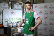 23 February 2022; The EA SPORTS National Underage Leagues 2022 season launch took place today at FAI Headquarters in Abbotstown, Dublin. The new season is set to start on the week ending Sunday, March 6. Pictured is Liam Murray of Cork City. Photo by Seb Daly/Sportsfile