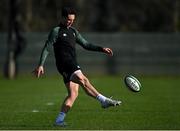 24 February 2022; Joey Carbery during Ireland rugby squad training at Carton House in Maynooth, Kildare. Photo by Brendan Moran/Sportsfile Photo by Brendan Moran/Sportsfile