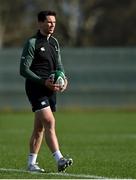 24 February 2022; Joey Carbery during Ireland rugby squad training at Carton House in Maynooth, Kildare. Photo by Brendan Moran/Sportsfile