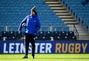 24 February 2022; Head coach Leo Cullen during a Leinster rugby captain's run at RDS Arena in Dublin. Photo by Harry Murphy/Sportsfile