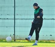 24 February 2022; Andrew Conway during Ireland rugby squad training at Carton House in Maynooth, Kildare. Photo by Brendan Moran/Sportsfile