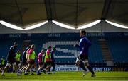 24 February 2022; Dan Leavy during a Leinster rugby captain's run at RDS Arena in Dublin. Photo by Harry Murphy/Sportsfile