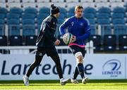 24 February 2022; Dan Leavy during a Leinster rugby captain's run at RDS Arena in Dublin. Photo by Harry Murphy/Sportsfile