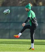 24 February 2022; Jack Carty during Ireland rugby squad training at Carton House in Maynooth, Kildare. Photo by Brendan Moran/Sportsfile