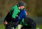 24 February 2022; Jimmy O'Brien during Ireland rugby squad training at Carton House in Maynooth, Kildare. Photo by Brendan Moran/Sportsfile