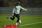 24 February 2022; Jonathan Sexton during Ireland rugby squad training at Carton House in Maynooth, Kildare. Photo by Brendan Moran/Sportsfile