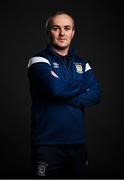24 February 2022; Manager Tommy Hewitt during an Athlone Town Women squad portrait session at Athlone Town Stadium in Athlone. Photo by Harry Murphy/Sportsfile