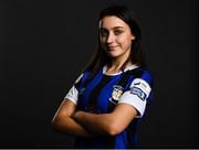 24 February 2022; Kayleigh Shine during an Athlone Town Women squad portrait session at Athlone Town Stadium in Athlone. Photo by Harry Murphy/Sportsfile
