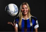 24 February 2022; Leah Brady during an Athlone Town Women squad portrait session at Athlone Town Stadium in Athlone. Photo by Harry Murphy/Sportsfile