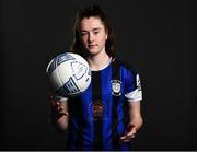 24 February 2022; Melissa O'Kane during an Athlone Town Women squad portrait session at Athlone Town Stadium in Athlone. Photo by Harry Murphy/Sportsfile
