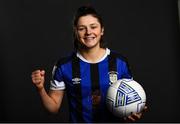 24 February 2022; Roisin Molloy during an Athlone Town Women squad portrait session at Athlone Town Stadium in Athlone. Photo by Harry Murphy/Sportsfile